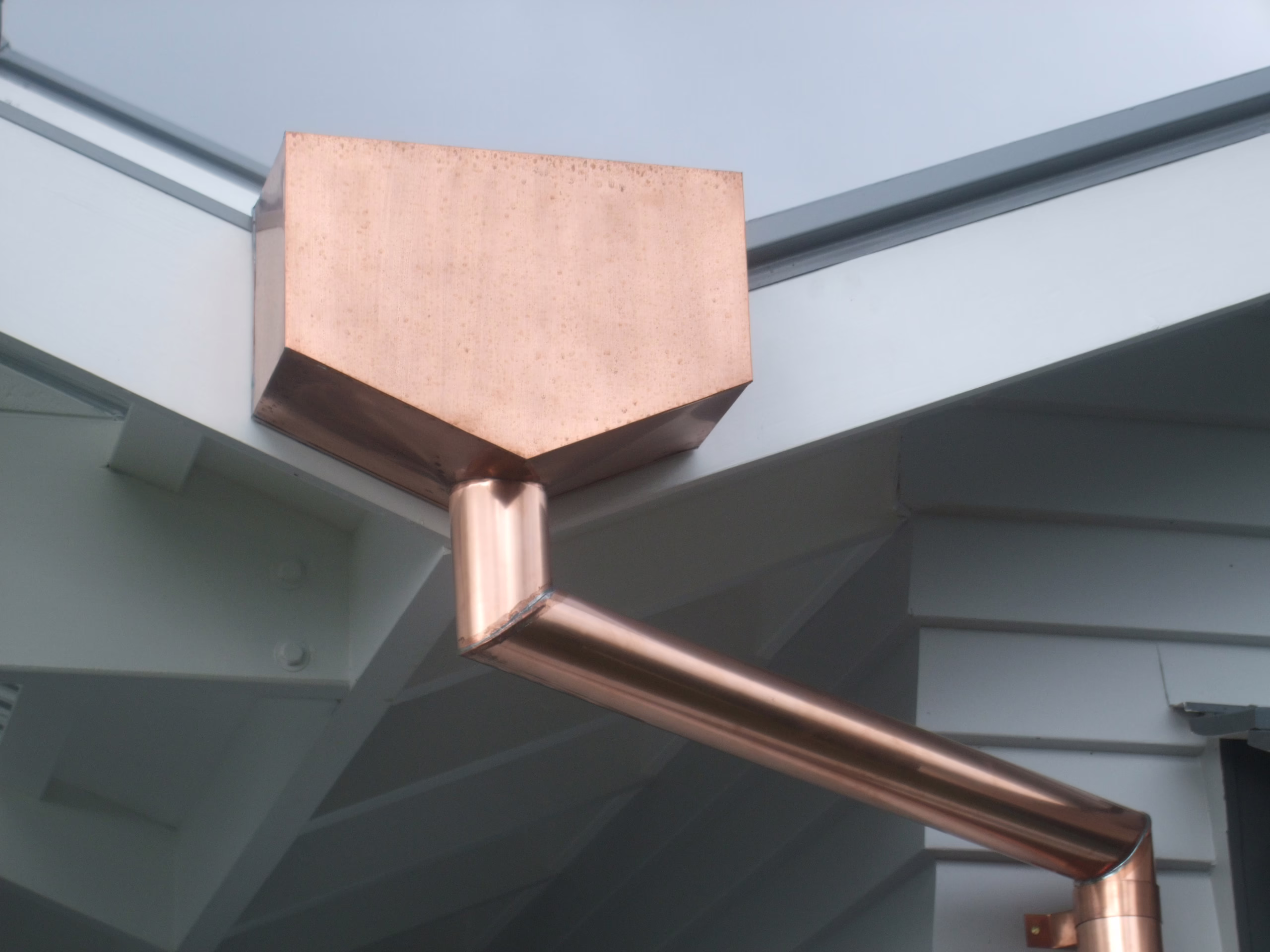 Zincalume pressed bends for reliable downpipe connections